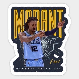 Ja Morant Gun Celebration Sticker